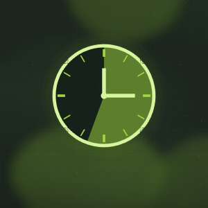 Ilustración: reloj con las horas de soporte contratadas marcadas