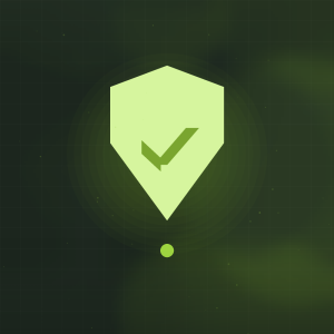 Ilustración: escudo de mantenimiento con marca de verificación